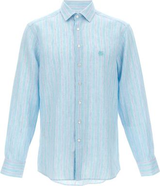 Etro Multicolor Linen Shirt