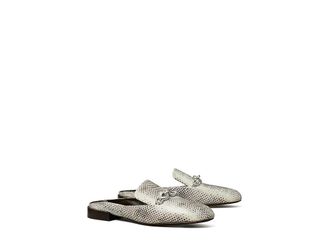 Tory Burch Jessa Backless Loafers Womens Flat Shoes Lavender Roccia : 5 M, Leather