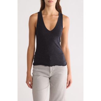 Rag & Bone Gemma Jacquard Knit Tank in Black at Nordstrom Rack, Size Small