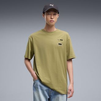 Puma T-shirt grafica dal taglio morbido da uomo, Abbigliamento, Marrone, XXL