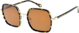 Ines De La Fressange Katherine Zonnebril - Dames - Zonnebrillen - Bruin - ONE Size - Accessoires
