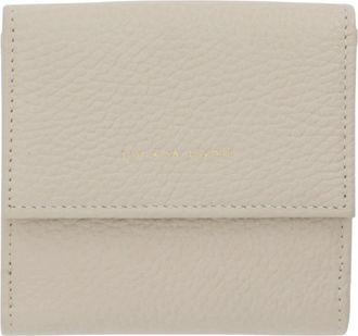 Liviana Conti Textured Wallet - Dames - Portefeuilles - Beige - ONE Size - Katoen - Accessoires