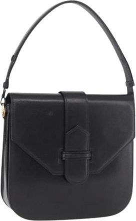 Saint Laurent Pre-owned Leren Handtas - Dames - Vintage Handtas - Zwart - ONE Size - Leer - Vintage