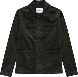 Nn.07 Morgan Overshirt - Heren - Zomerjassen - Groen - L - Katoen - Jassen