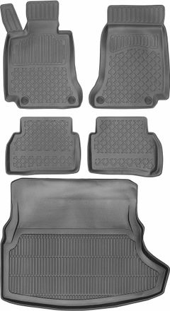 OEM Juego De Alfombrillas Para Coche Y Maletero Para Mercedes Clase C Iv W205 Sed&aacute;n/limusina (desde 2014)