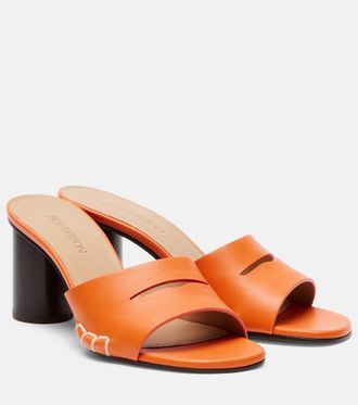 J.W.Anderson Loafer leather mules