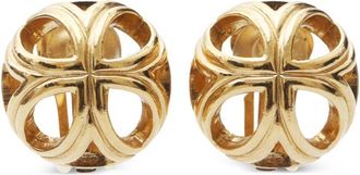 Dior Orecchini a clip a cerchio anni 90 - Oro