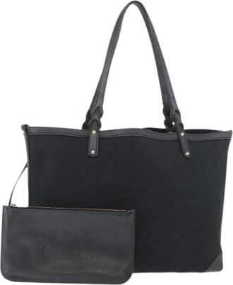 Gucci Pre-owned Tote Bags, female, Black, Size: ONE SIZE Pre-owned Vintage Tote Bag