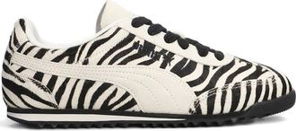Puma animal-print sneakers - women - Calf Hair/Fabric/Rubber - 7.5 - White