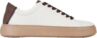 Alexander Smith London Sneaker - Heren - Sneakers - Wit - 45 EU - Leer - Schoenen