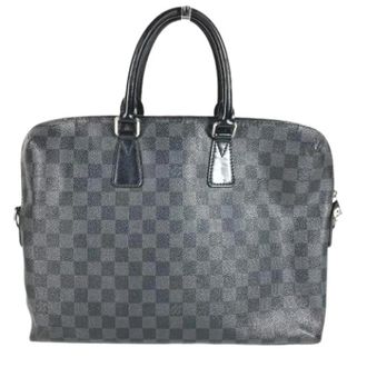 Louis Vuitton Pre-owned Damier Graphite Aktetas - Heren - Vintage Handtas - Blauw - ONE Size - Vintage
