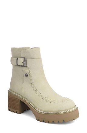 Mia Toula Platform Bootie in Ecru Amber at Nordstrom, Size 8.5