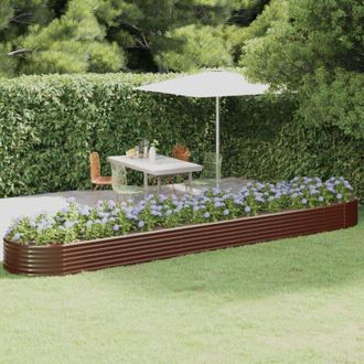 vidaXL Furniture Limited - Jardinera Arriate Acero Recubrimiento Polvo