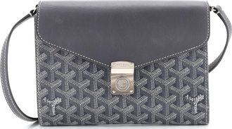 Goyard Chypre Wallet on Strap Coated Canvas with Leather