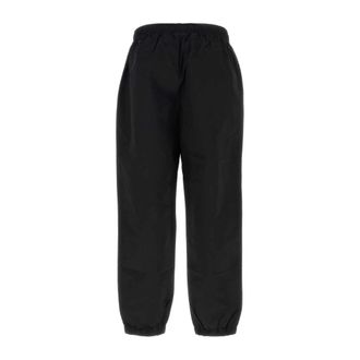 Marcelo Burlon Sweatpants, male, Black, Size: S Black Nylon Pant