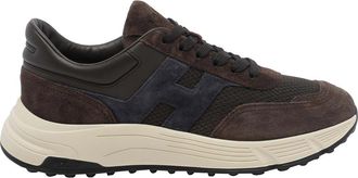 Hogan brown hyperactive sneakers