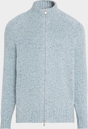 Brunello Cucinelli Mens Cashmere Zip Cardigan