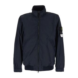 Stone Island Lichtgewicht Bomberjack - Heren - Jassen - Blauw - Maat: 2XL Polyamide