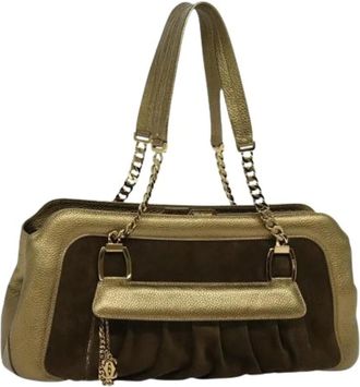 Cartier Pre-owned Handbags, female, Yellow, Size: ONE SIZE Pre-owned Leather Shoulder Bag