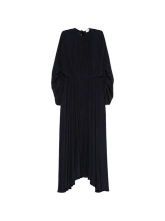 Lanvin Asymmetrical Hemline Maxi Dress