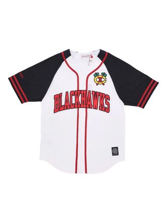 Mitchell & Ness Chicago Blackhawks button-front T-shirt - White