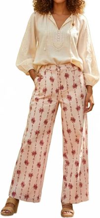 Entro Womens Wide Leg Pants In Ecru
