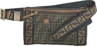 Fendi Brown Canvas Fanny Pack (Pre-Owned)