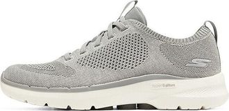 Skechers Go Walk 6 Shoes Grey Cream White 894139-GMLT