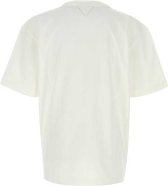 Bottega Veneta Mens Manica T-Shirt White Cotton
