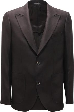 Armani Savile Line Jas Made in Italy - Heren - Blazers - Zwart - M - Jassen