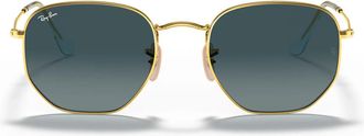 Ray-Ban Sunglasses Rb3548 N 91233 M Hexagonal Gold/Blue Gradient Unisex