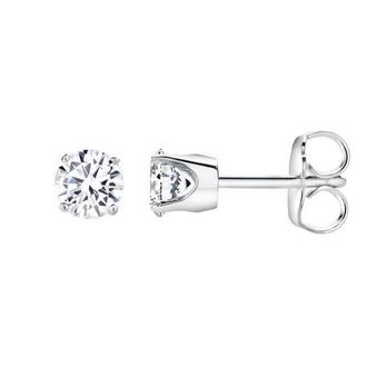 LuvMyJewelry Seraph 2 Ct TW Lab Grown Round Diamond Certified Studs 14K Gold Earrings in 14K White Gold at Nordstrom