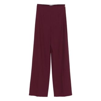 Patrizia Pepe Broeken, Dames, Paars, S, Paarse Rode Broek voor Vrouwen