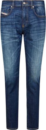 Diesel Korte Stijl Naam Jeans - Heren - Slim Fit Jeans - Blauw - W32 - Jeans