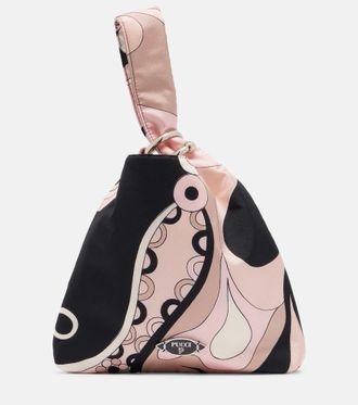 Pucci Emilio Orchidee silk twill top-handle bag