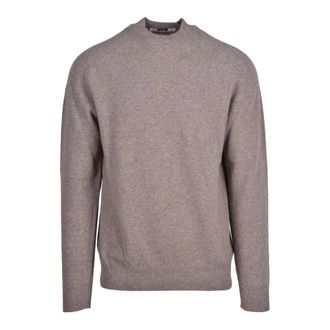 Mauro Grifoni Truien & Vesten, Heren, Grijs, L, Wol, Wolmix Raglan Pullover Sweater