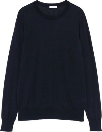 Malo Maglione a girocollo a maniche lunghe - Blu