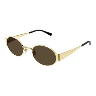 Gucci Sunglasses, unisex, Yellow, 51 MM, Stylish Sunglasses with Black Frames
