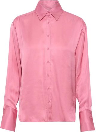 Inwear Cashmere Rose Shirt met Lange Mouwen - Dames - Overhemden - Roze - L - Overhemden