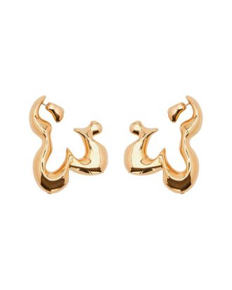 Oscar De La Renta Oscar De La Renta Flowery Earrings