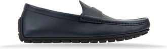 Gucci Heren Slip-On Loafers - Heren - Loafers - Blauw - 40 EU - Leer - Schoenen