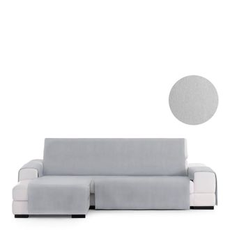 Eysa Funda chaise longue izquierda vista frontal gris 240 cm