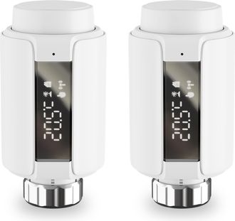 OEM Termostato De Radiador Trv Zigbee (paquete De 2): V&aacute;lvula De Calefacci&oacute;n Inteligente Con Control Mediante Aplicaci&oacute;n, Requiere Un Concentrador Zigbee 