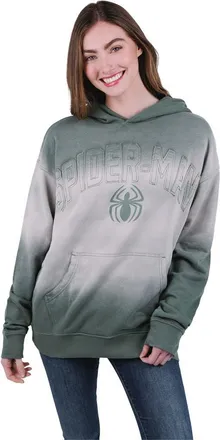 MARVEL Spider-Man Fleece Pullover Hoodie in Olive Cream Spiderman at Nordstrom, Size Xx-Large