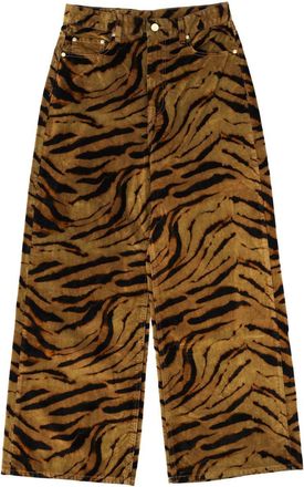 Ganni Zebra Print Jeans