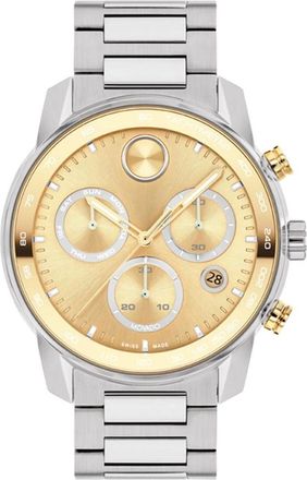Movado Mens Verso Gold Dial Watch