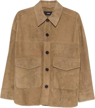 Arma Kaylee suede jacket - Groen