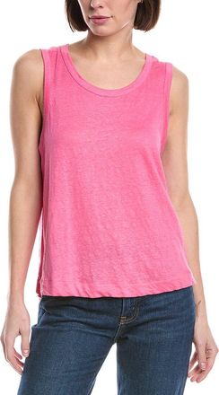 Majestic Filatures Stretch Linen-Blend Tank Top