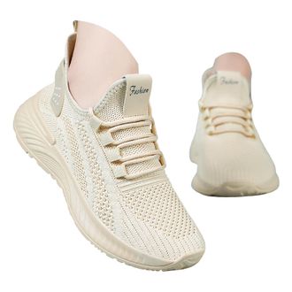 Generic Womens Slip on Walking Shoes Comfort Lightweight Breathable Sock Shoes Womens Lace Up Non-Slip Mesh Casual Sneaker Fashion Workout Athletic Hiking Ten