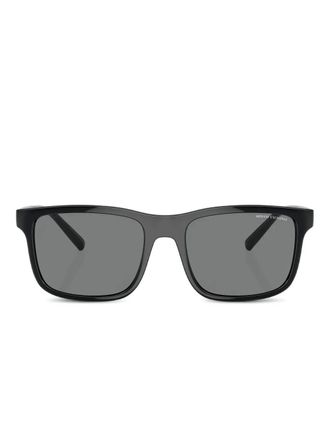 A|X Armani Exchange Occhiali da sole rettangolari - Nero